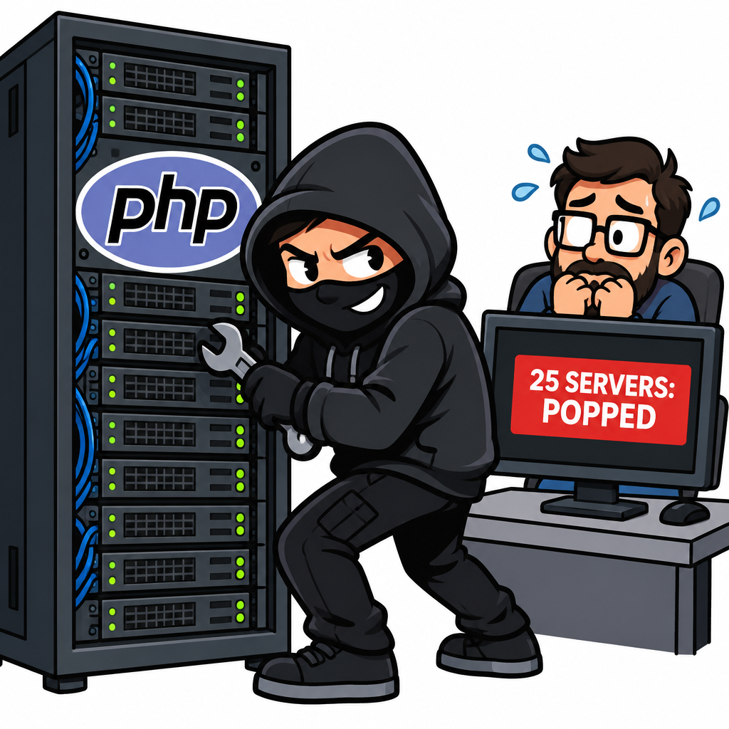 PHP2Shell campaign compromising 25 servers