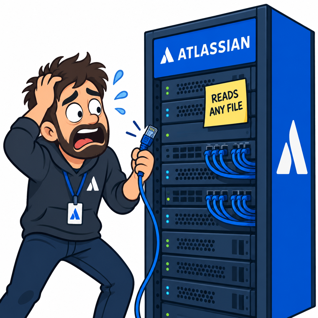 Atlassian Data Center arbitrary file access CVE-2026-21589
