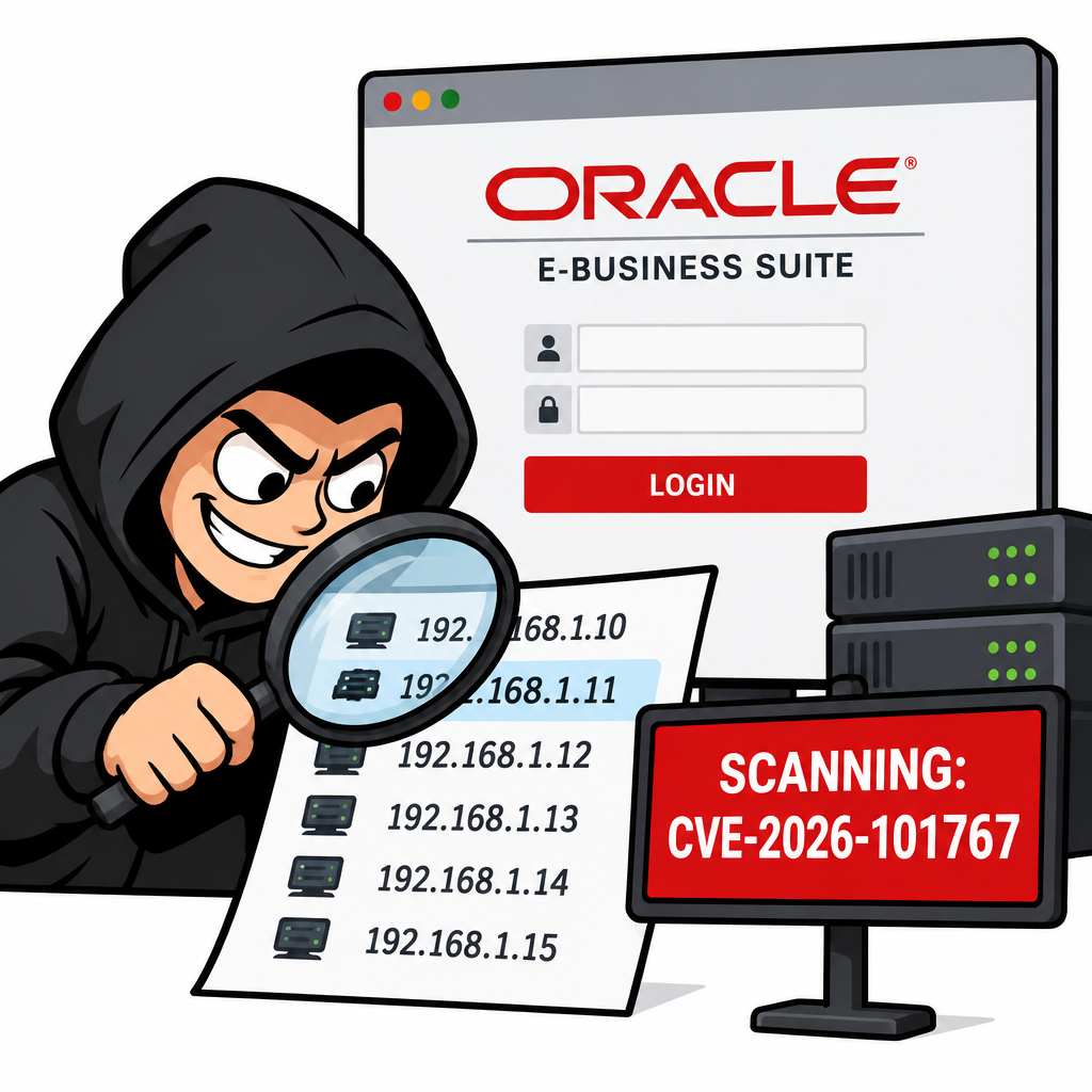 Oracle E-Business Suite CVE-2026-101767 scanning