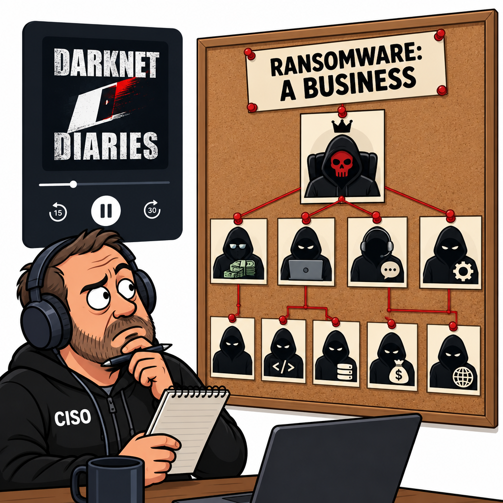 Darknet Diaries episode about Conti ransomware
