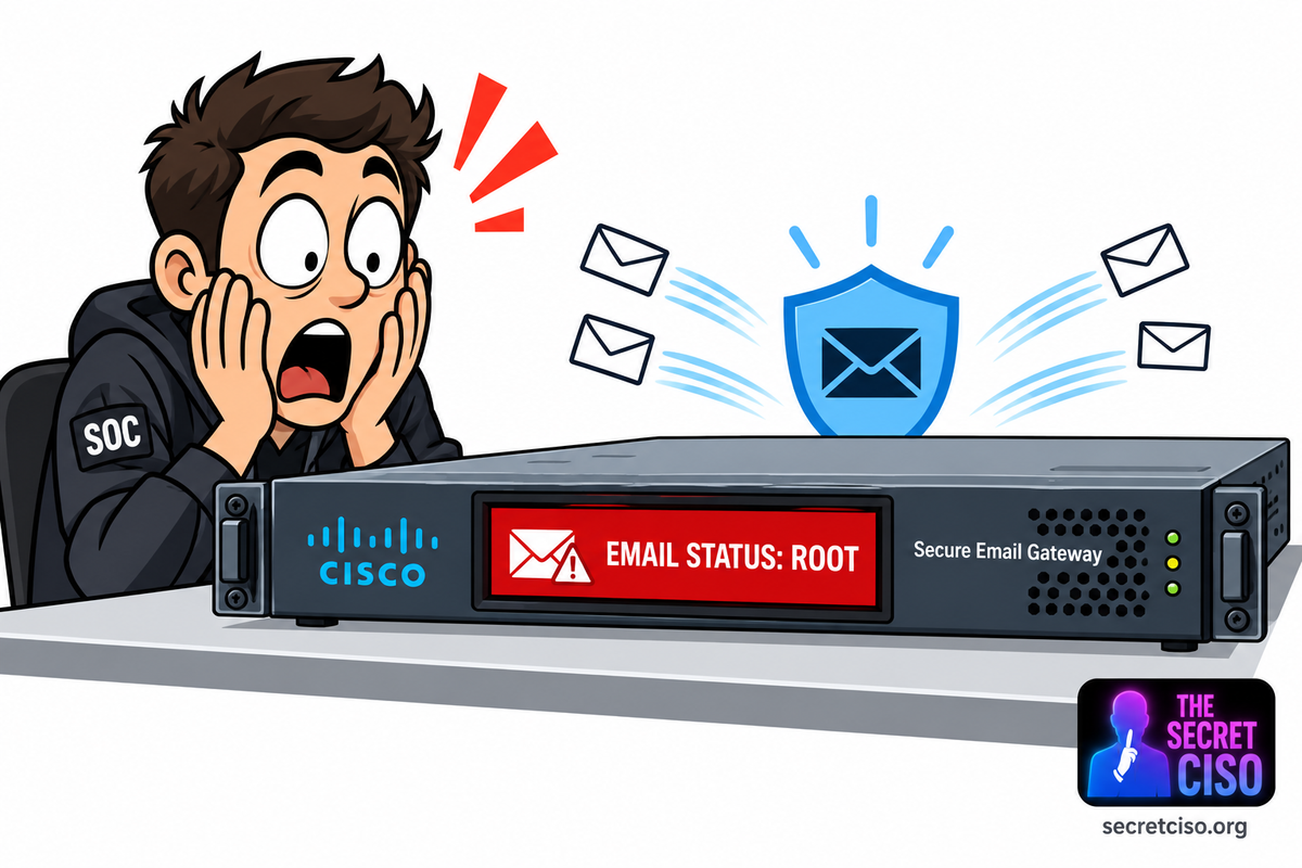 Cisco Secure Email Gateway CVE-2026-76461 exploitation
