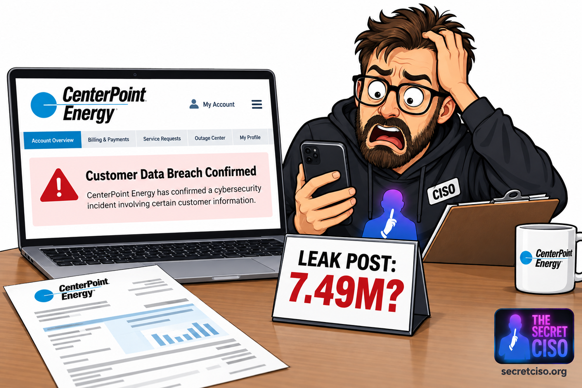 CenterPoint Energy customer data breach disclosure