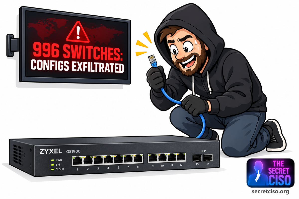 Zyxel GS1900 switch KEV exploitation