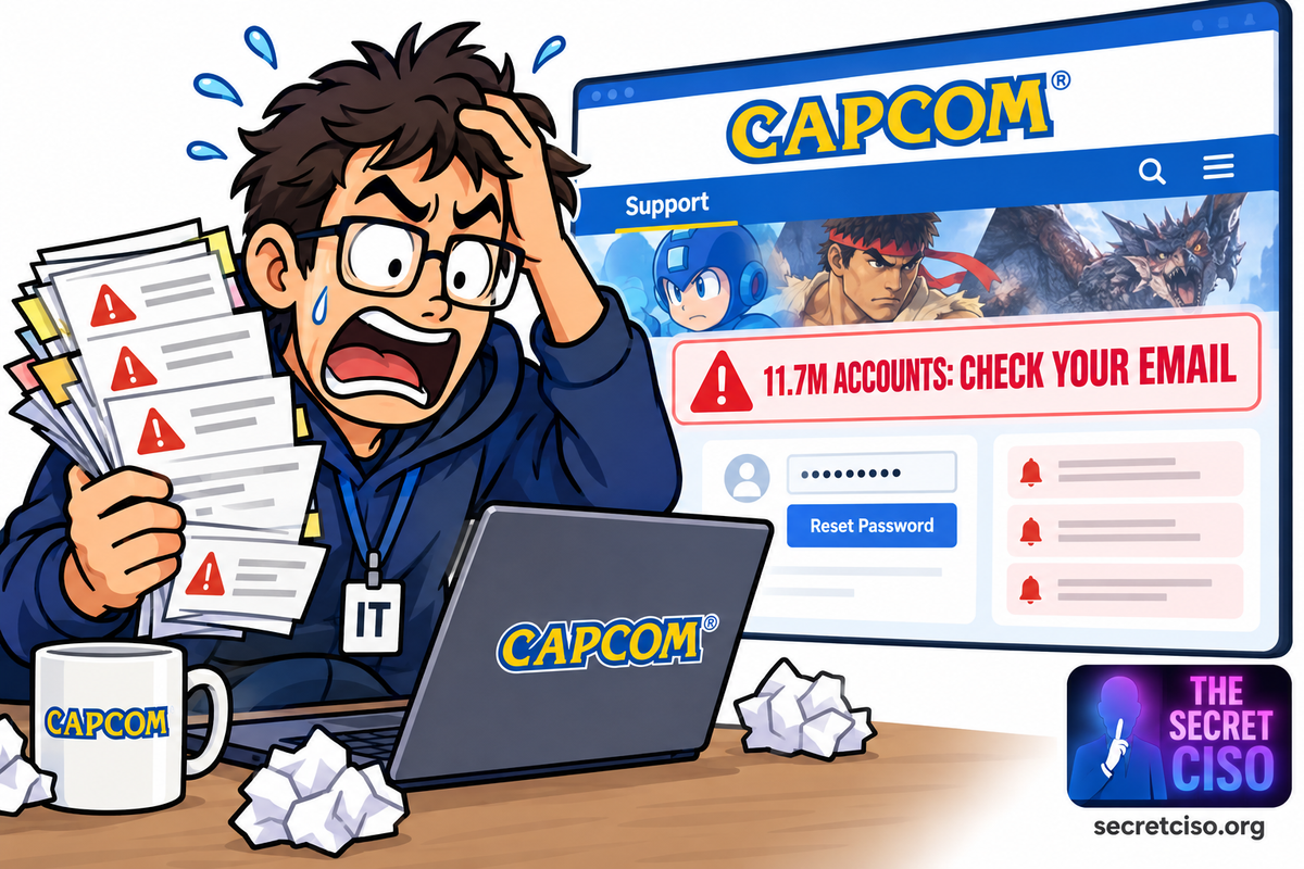 Capcom account data breach
