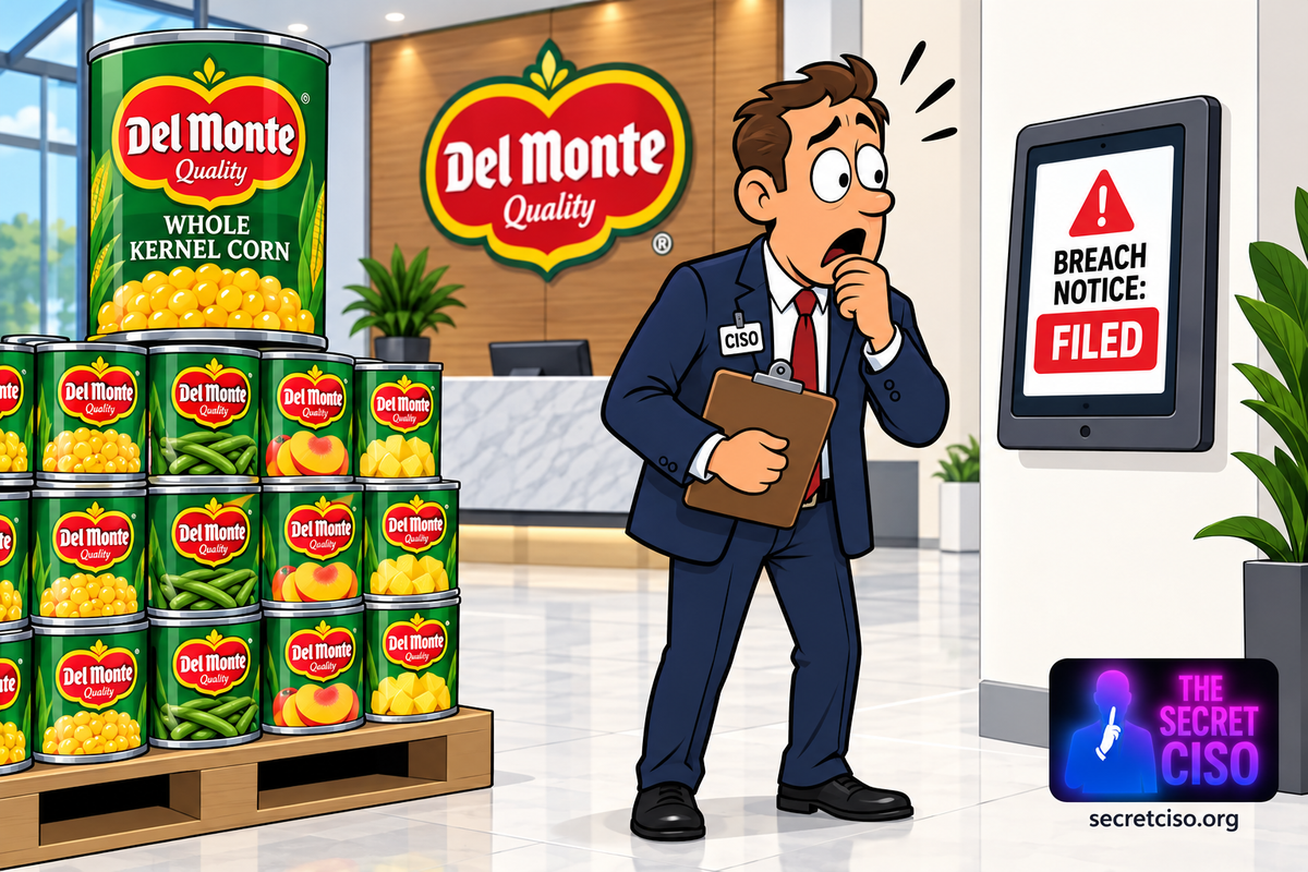 Del Monte Foods breach notice filing