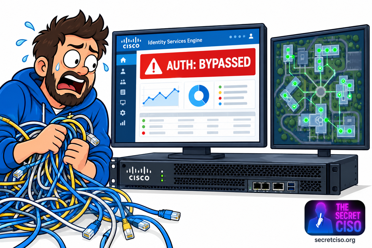 Cisco ISE authentication bypass (CVE-2026-76460)