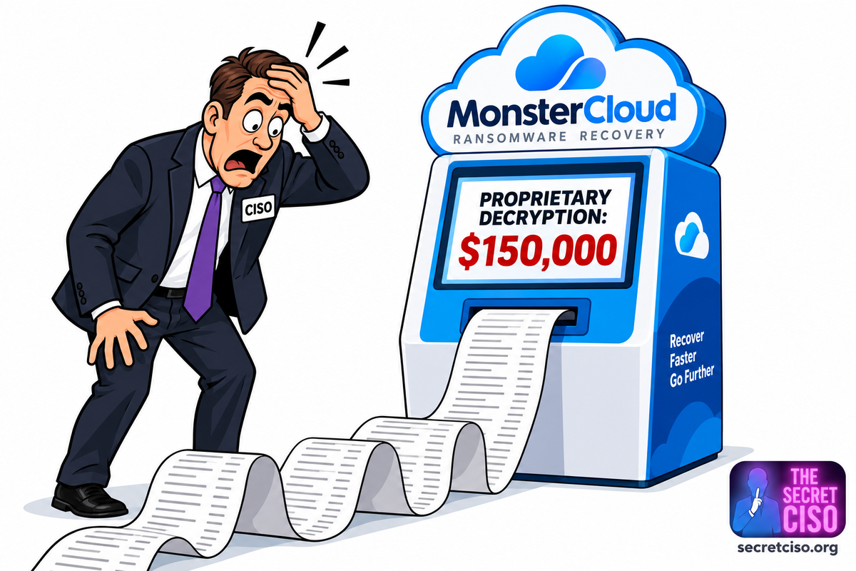 MonsterCloud alleged secret ransom payments fraud