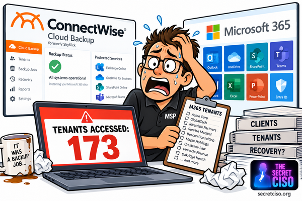 ConnectWise Cloud Backup (SkyKick) Microsoft 365 tenant compromise