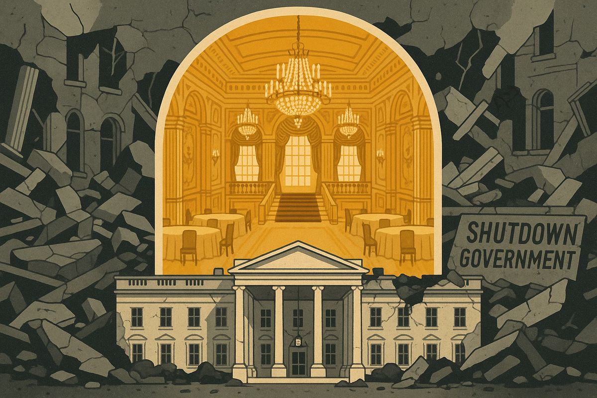 A $250 Million White House Ballroom and A Government Shutdown