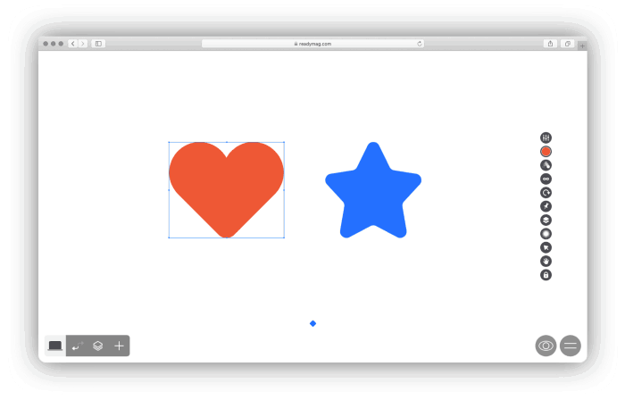 readymag blog_draggable group of objects