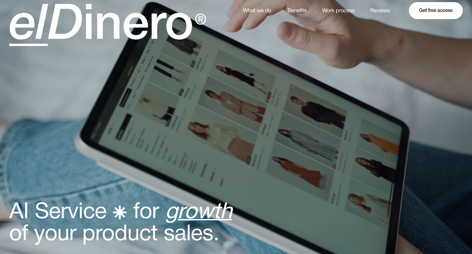 readymag blog Product presentation about elDinero created with Readymag