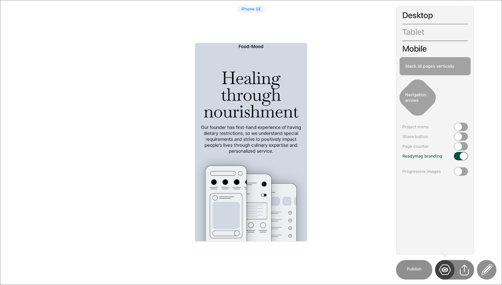 readymag blog With Readymag you can adapt presentation layout for devices