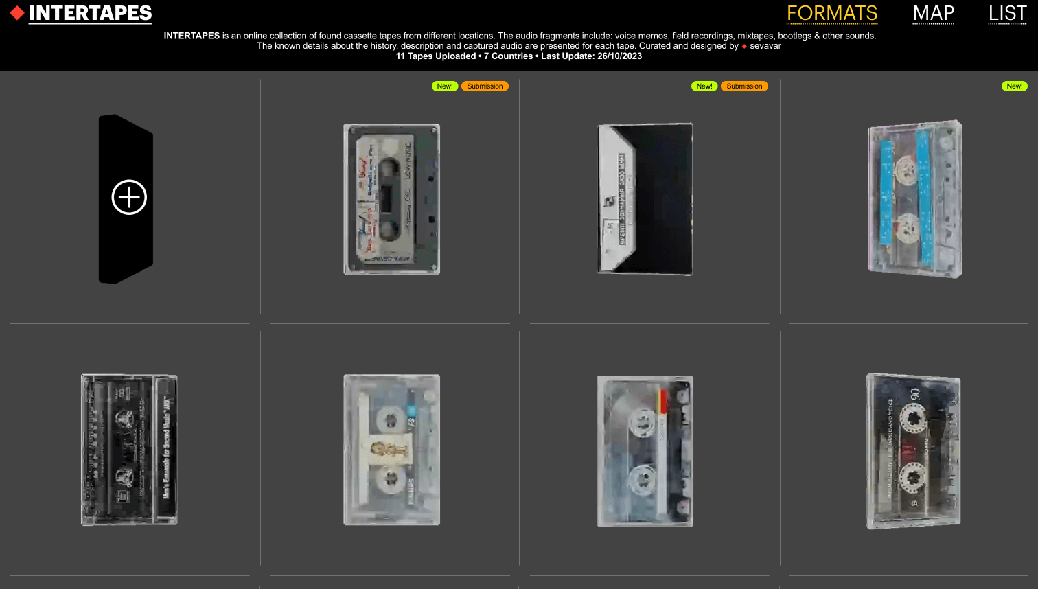 readymag blog Screenshot of Intertapes by Seva Varfolomeev