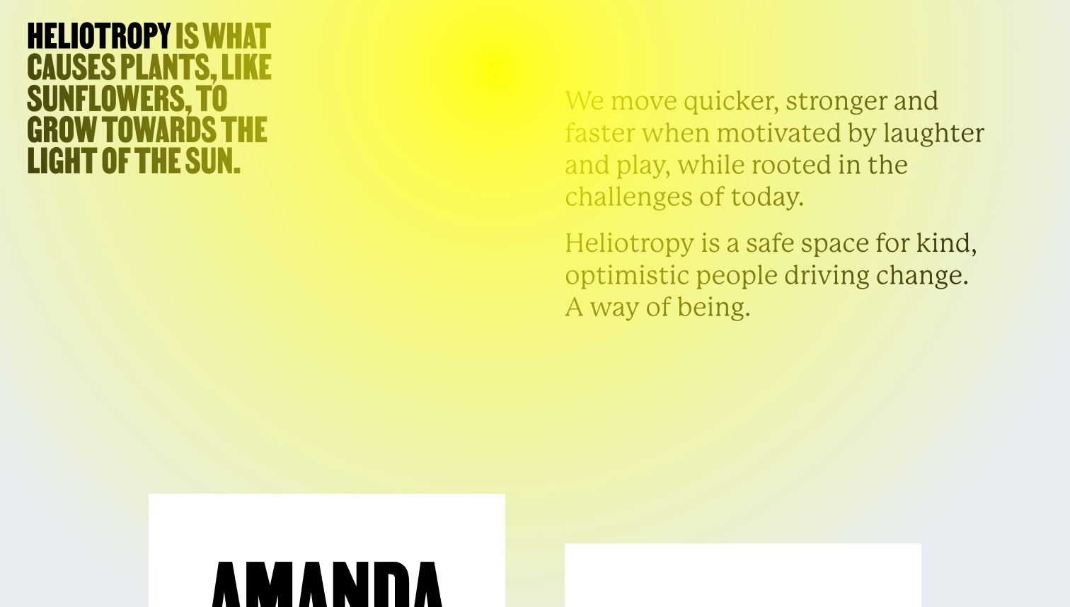 readymag blog Screenshot of Heliotropy by Studio CRONICA