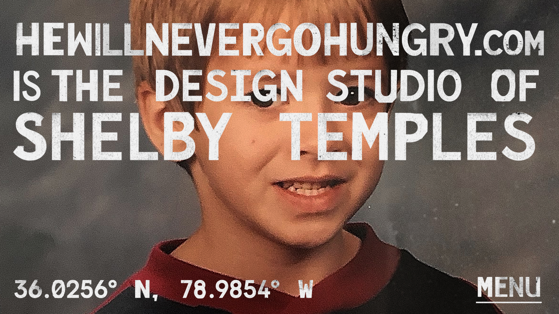 Readymag blog: One of the earlier versions of Shelby's website