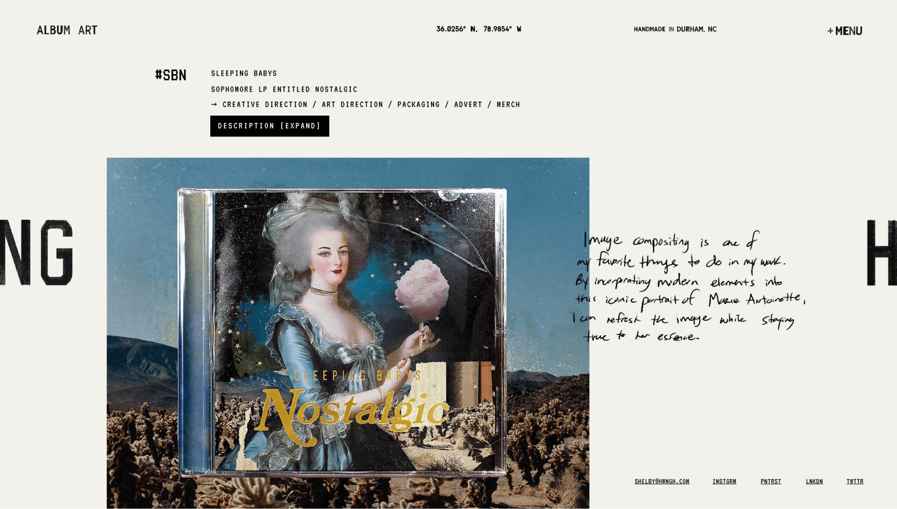 Readymag blog: Shelby Temples' “Nostalgic”