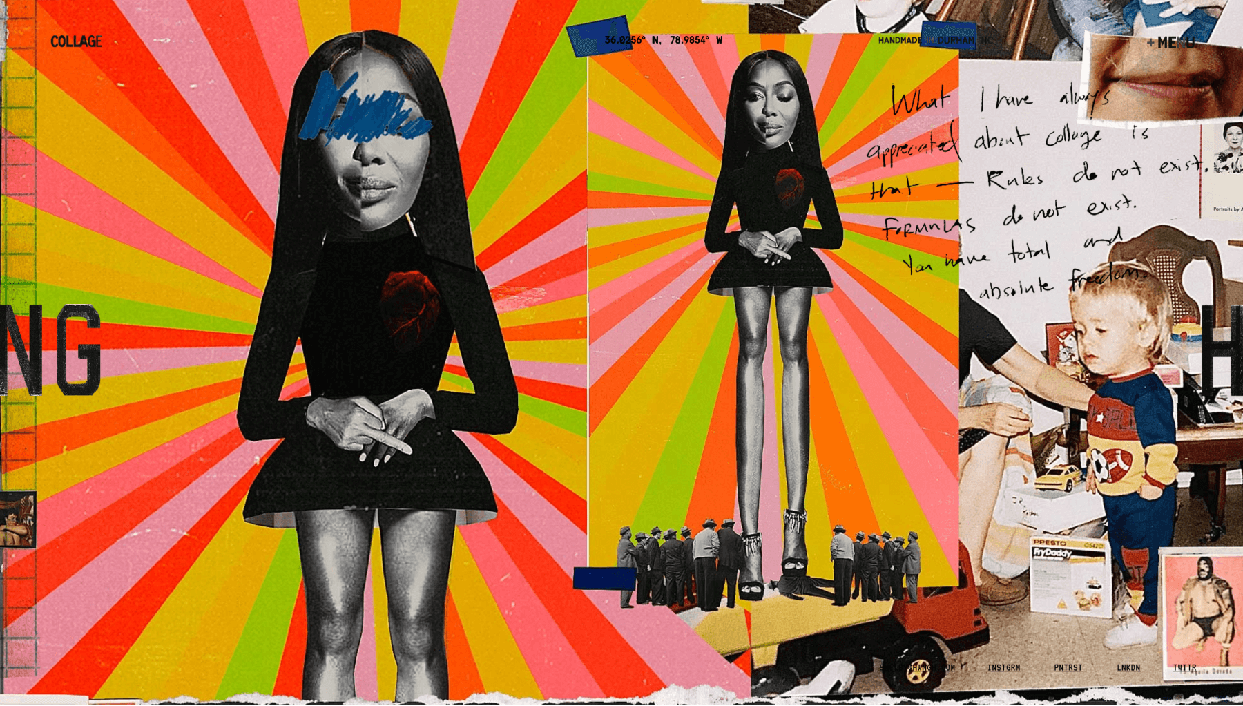 Readymag blog: An example of Shelby Temples' collage