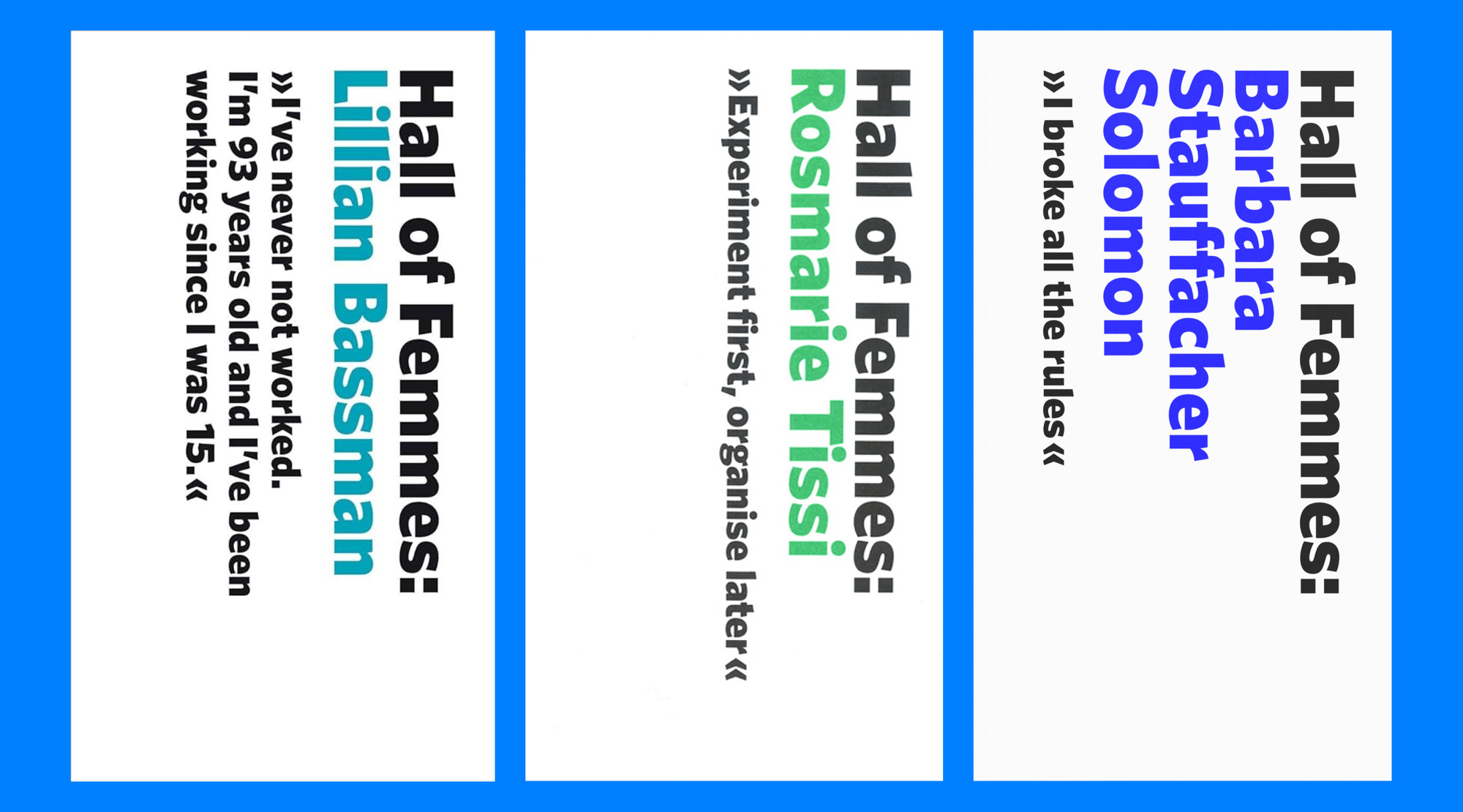 the Hall of Femmes_Readymag blog