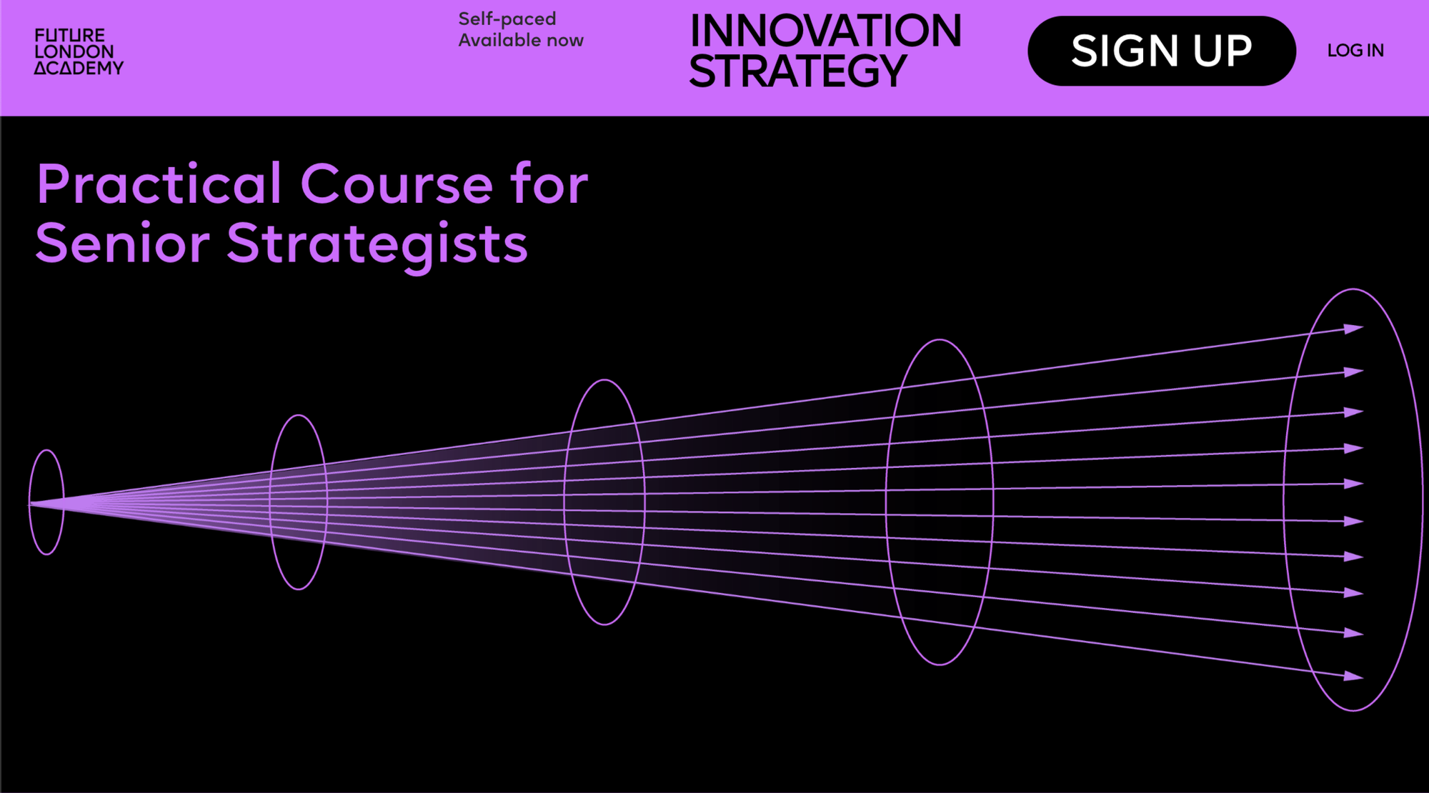 Readymag blog_Landing page for London Future Academy's course