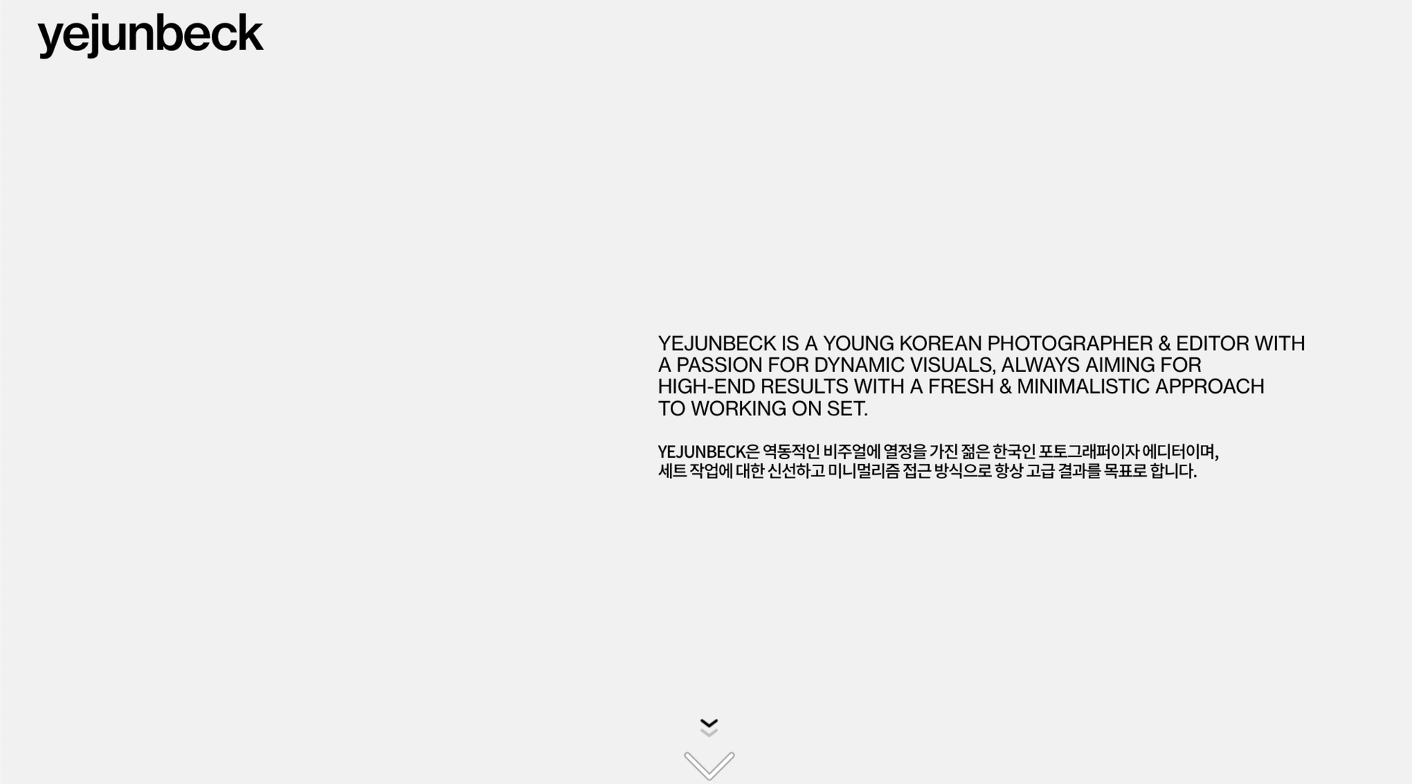 readymag blog_A photographer’s portfolio with high-quality, optimized photos