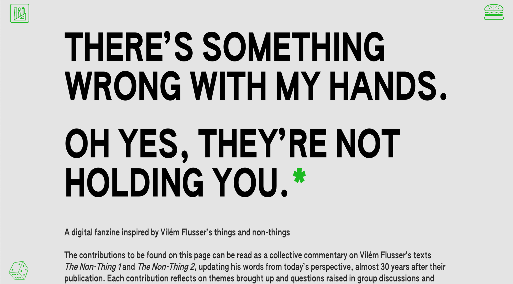 Readymag blog_A digital fanzine on Vilém Flusser's texts