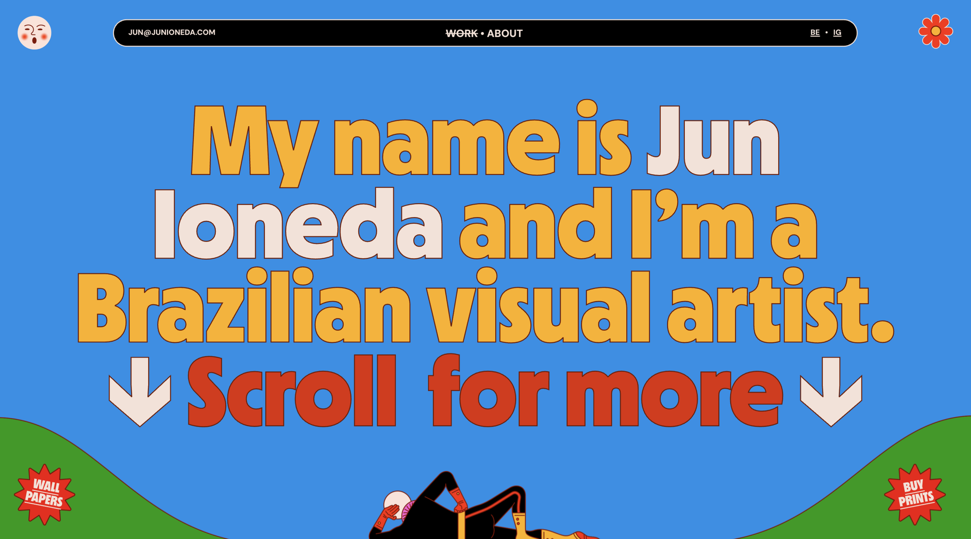 Readymag blog_The portfolio of the Brazilian visual artist Petrit is bursting with colors