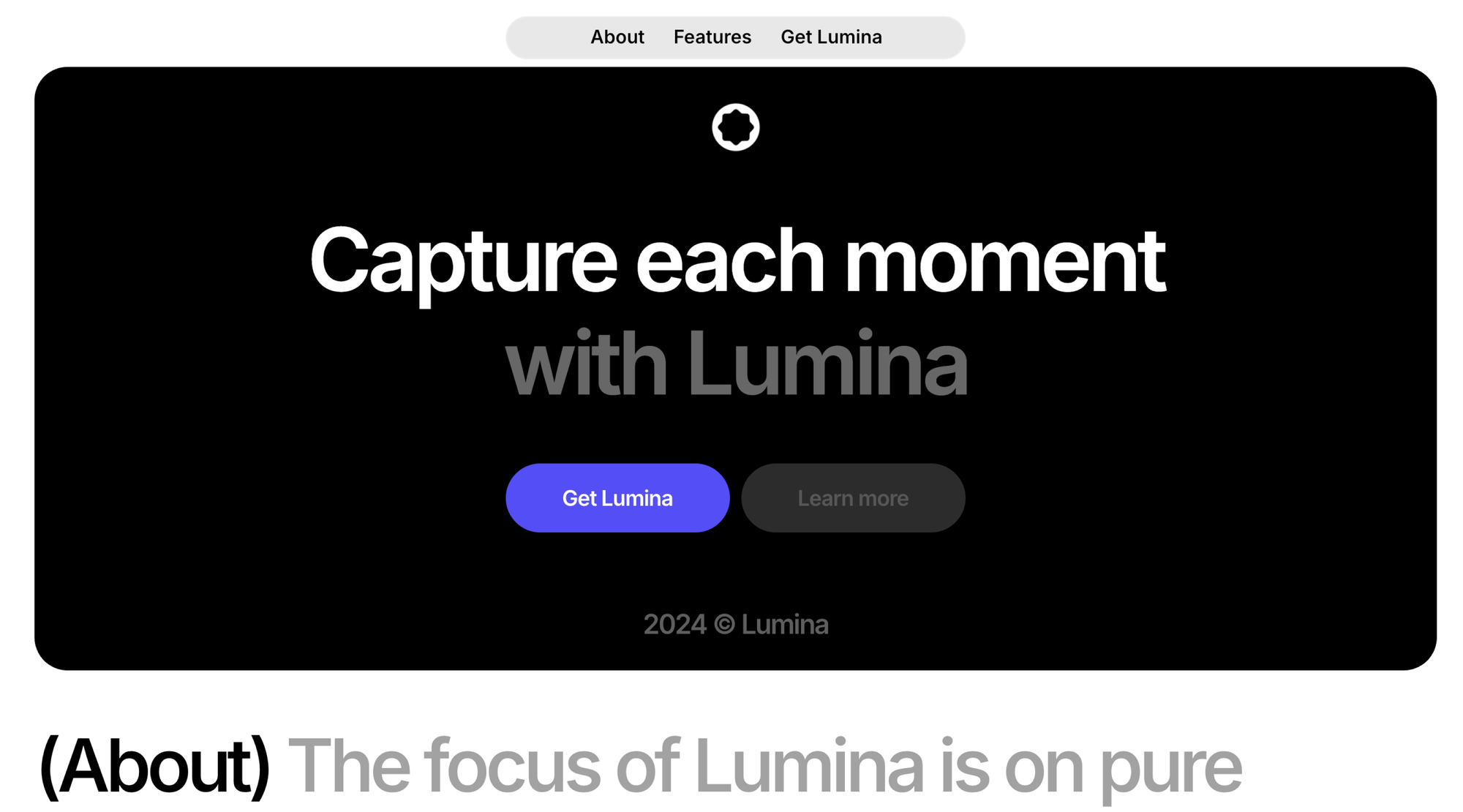 Readymag blog_Readymag template "Lumina" by Victoria Chek
