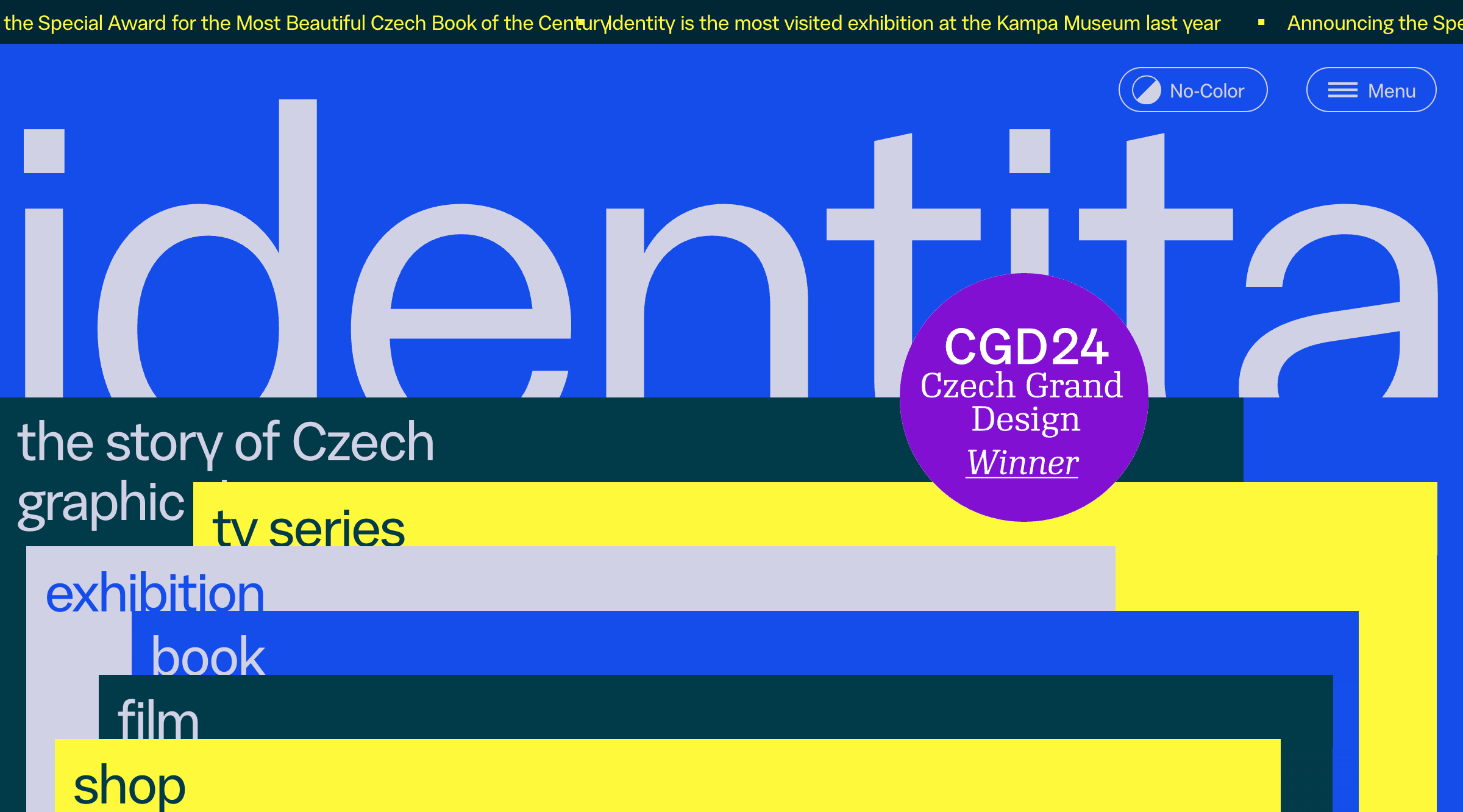 Readymag blog_Identita’s website