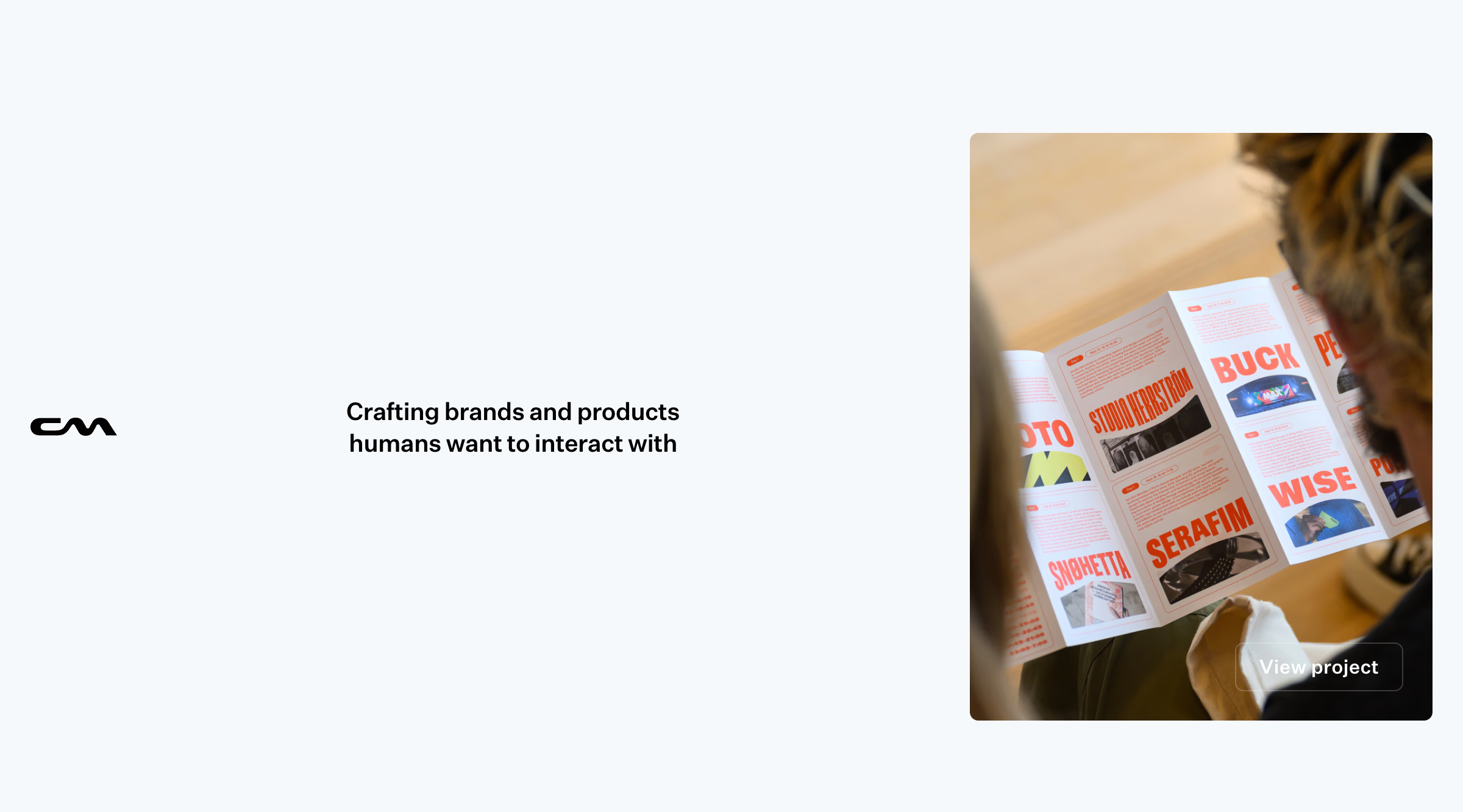 Readymag blog_CM Supply’s website