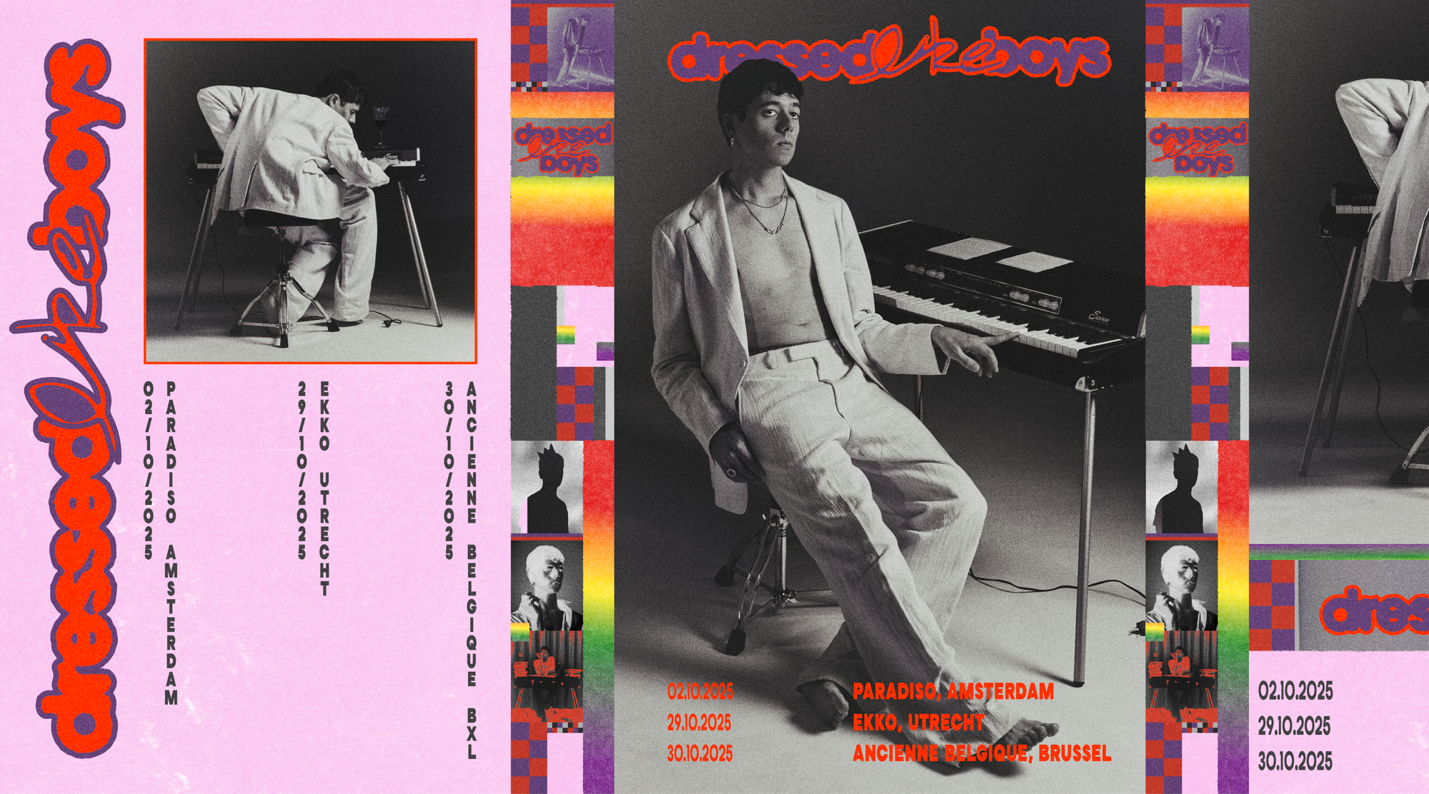 Readymag blog_Denduyver's design for Dressed Like Boys' tour