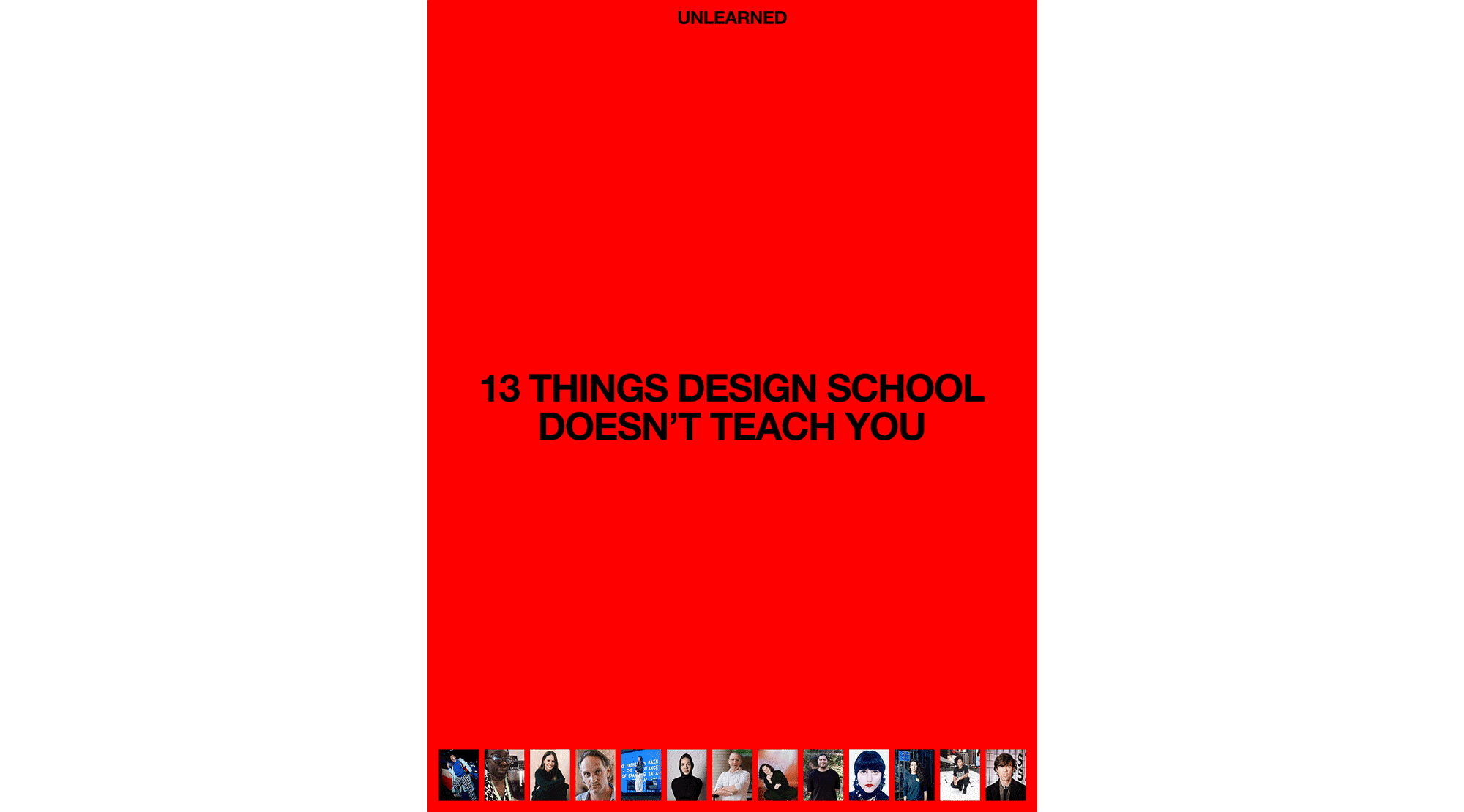 Readymag blog: Initial social media visuals for UNLEARNED
