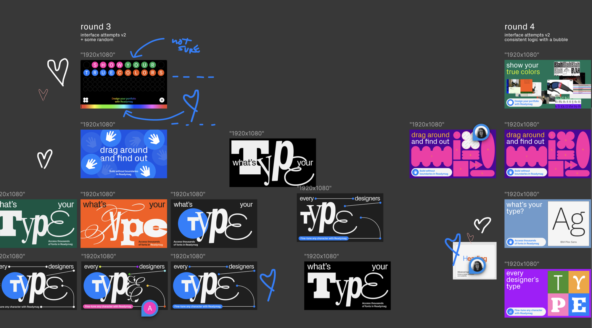 Readymag blog: Shared file for visual feedback