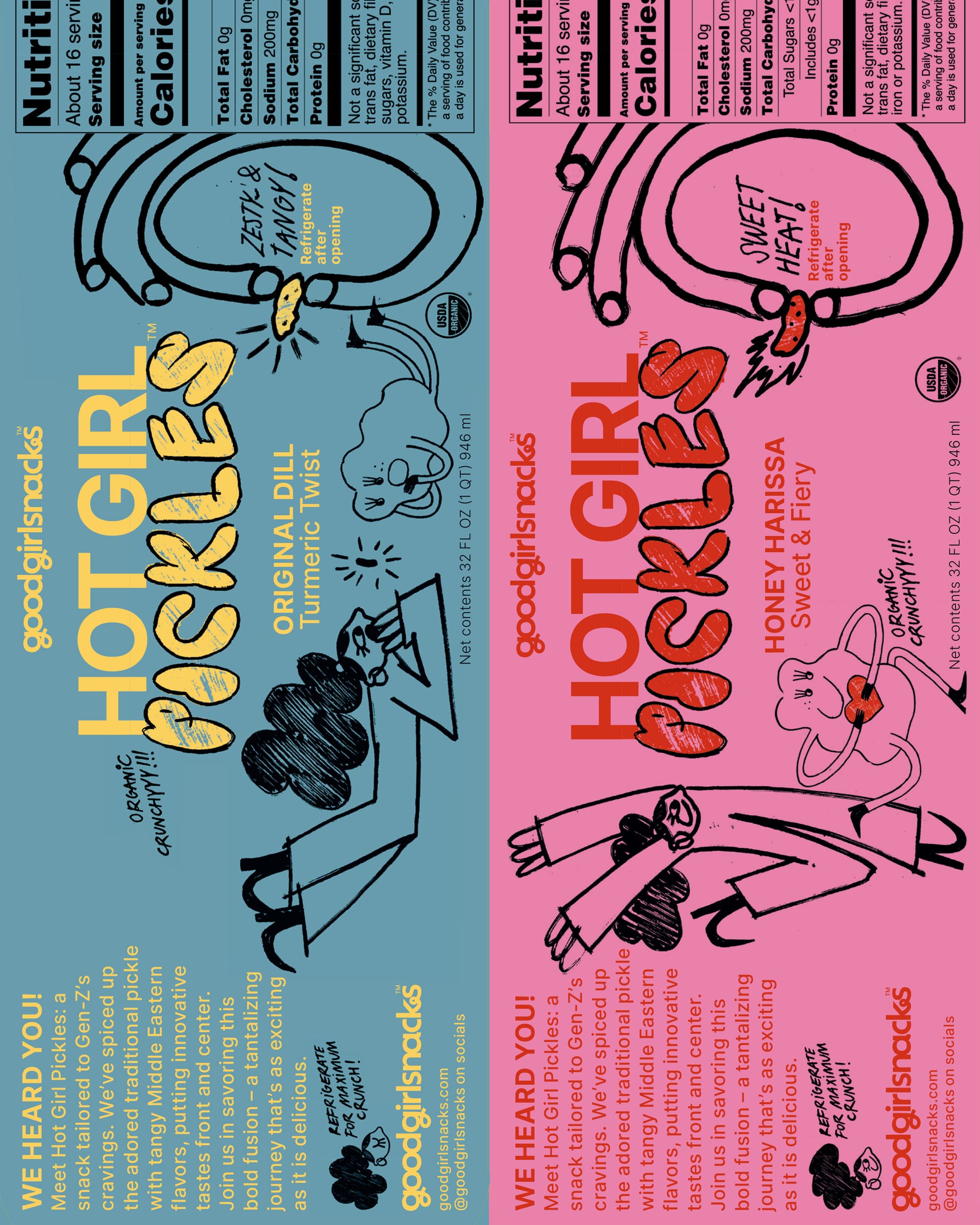 Readymag blog: Gina Guasch Team's identity for Hot Girl Pickles