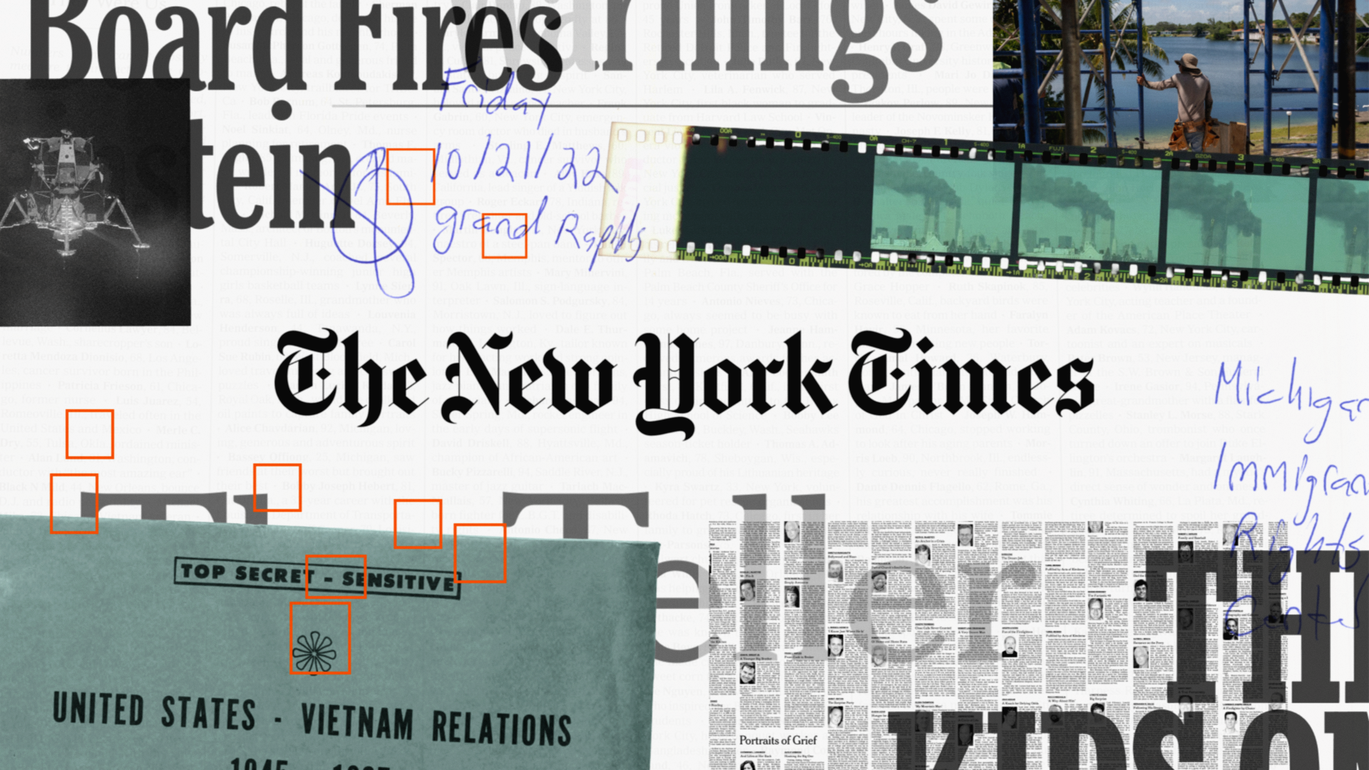Readymag blog: The identity and social campaign for The New York Time's 175th anniversary 