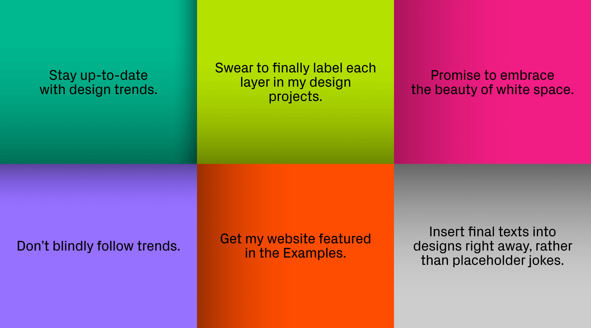 readymag blog: design New Year’s resolutions for 2024