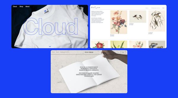 readymag blog_examples for captivating e-commerce sites