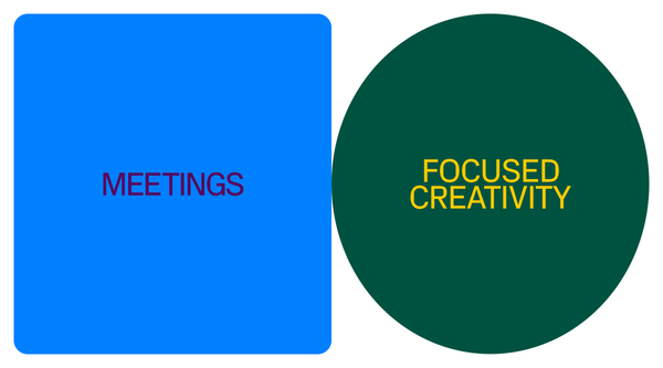 Designers on balancing time between meetings and focused creativity