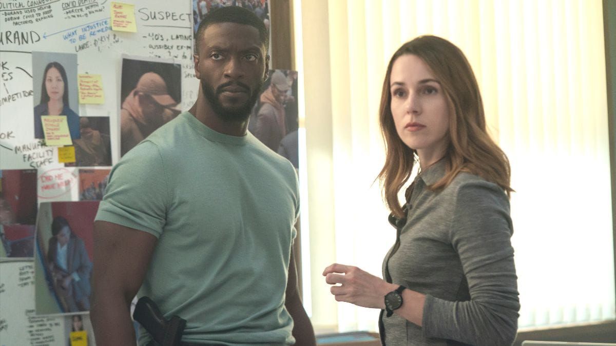 Aldis Hodge as Alex Cross and Alona Tal as Kayla Craig in Cross season 2. (Photo Credit: Courtesy of Prime Video.)