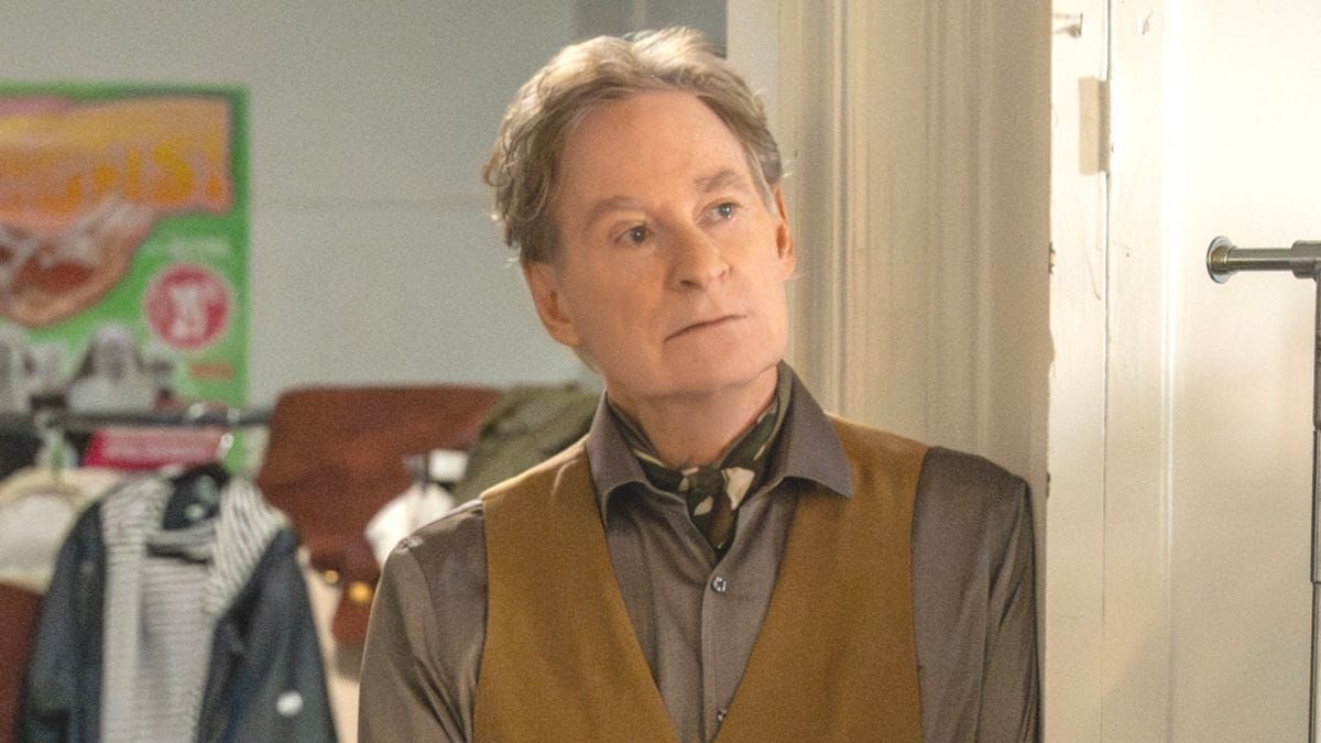Kevin Kline as Richard Bean and Jon Tenney as Jon Bean in American Classic season 1 episode 6. (Photo Credit: David Giesbrecht/Courtesy of MGM+.)