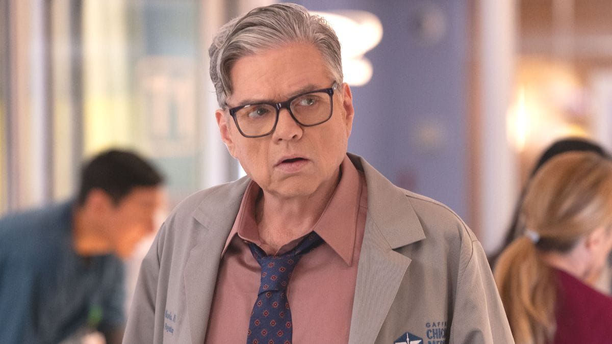Oliver Platt as Dr. Daniel Charles in Chicago Med season 11 episode 16. (Photo Credit: Courtesy of NBC.)