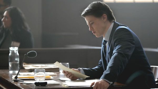 Actor Milo Callaghan as Rudy Baylor in The Rainmaker season 1, episode 9. (Photo Credit: Courtesy of USA.)