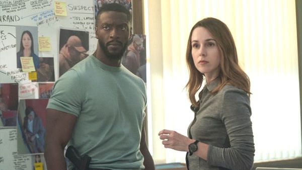Aldis Hodge as Alex Cross and Alona Tal as Kayla Craig in Cross season 2. (Photo Credit: Courtesy of Prime Video.)