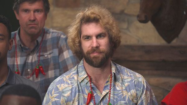 Alex Bonifer as Dougie Womack Jr. in Jury Duty Presents: Company Retreat. (Photo Credit: Courtesy of Prime Video.)