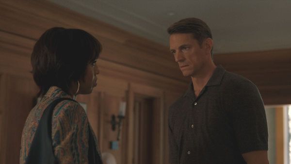 Kerry Washington as Eleanor Bouchet and Joel Kinnaman as Robert Hennessey in Imperfect Women episode 3. (Photo Credit: Courtesy of Apple TV.)