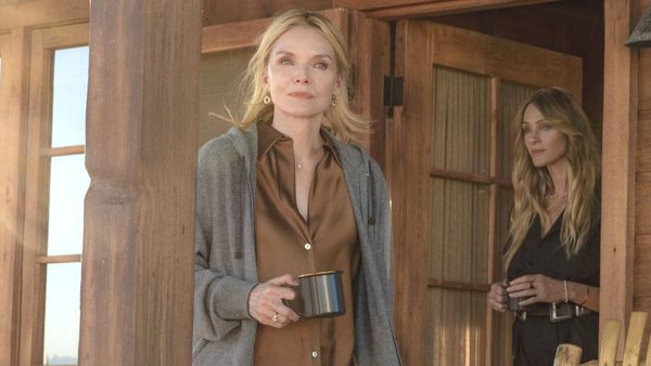 Michelle Pfeiffer as Stacy and Beau Garrett as Abby in the Paramount+ show The Madison. (Photo Credit: Courtesy of Paramount+.)