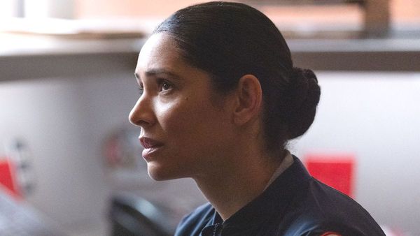 Miranda Rae Mayo as Stella Kidd in Chicago Fire season 14 episode 15. (Photo Credit: Courtesy of NBC.)