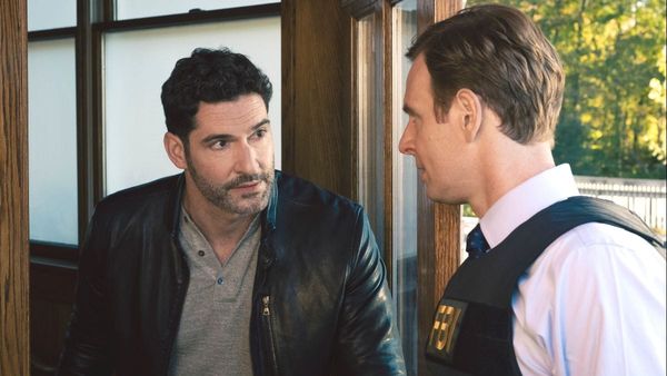 Tom Ellis as Colin Glass and Nick Gehlfuss as Bill Goodman in CIA season 1 episode 5. (Photo Credit: Courtesy of CBS.)