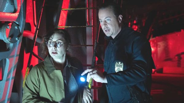 Sean Murray (right) as Timothy McGee in NCIS season 23 episode 15. (Photo Credit: Courtesy of CBS.)