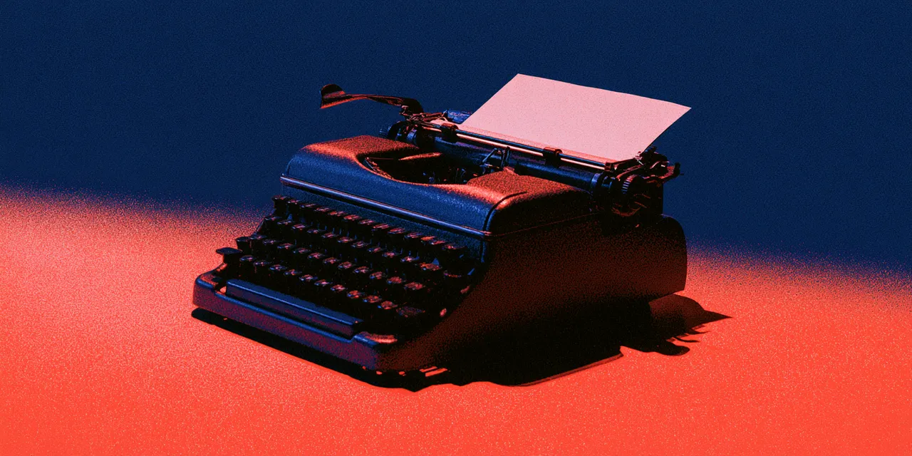 A typewriter