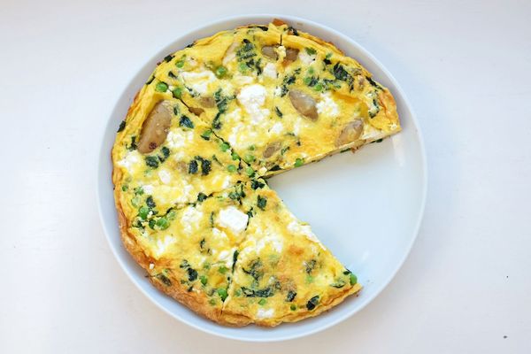 Borough Market Wild Garlic and New Potato Frittata